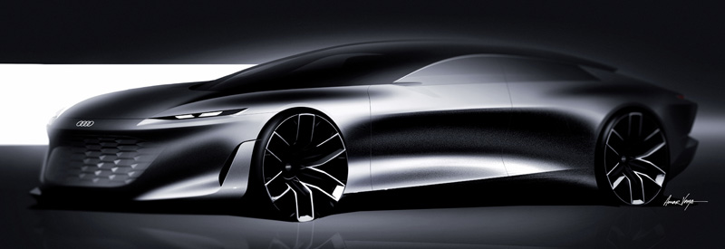 Audi Grandsphere Autonomous Electric Luxury Sedan Concept 2021